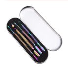 Szivárványfényű Bőrfeltoló és Tisztító Szett (4 db) Fémtokkal