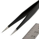 Strasszkő Csipesz Fekete