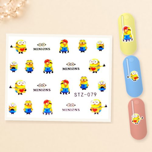 Mesefigurás Akrilhatású Vizes Körömmatrica STZ-079