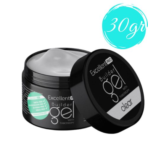Excellent Pro Builder Gel with Thixotropy Clear - Építő Zselé
