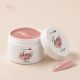 Excellent PRO Star Gel Cover 50 g tégely és természetes nude aranycsillámos körömminta