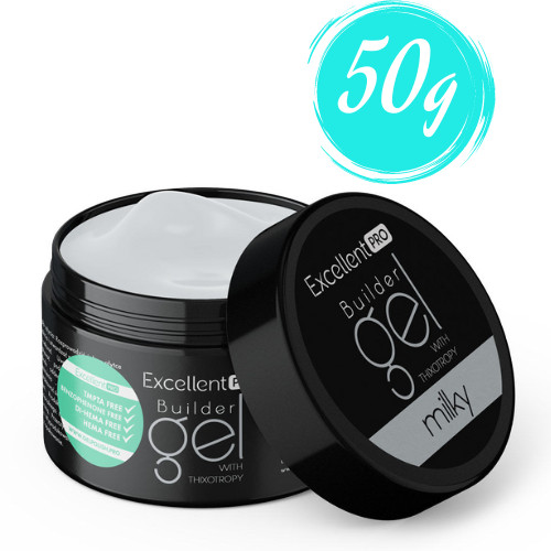 Excellent Pro Builder Gel with Thixotropy Milky - Építő Zselé