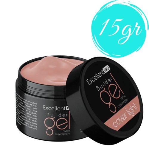 Excellent Pro Builder Gel with Thixotropy Cover Light - Építő Zselé
