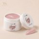 Excellent PRO Star Gel Pink Mask 50 g tégely és tejes rózsaszín aranycsillámos körömminta