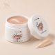 Excellent PRO Star Gel Cover Light 50 g tégely és meleg világosbézs aranycsillámos körömminta