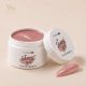 Excellent PRO Star Gel Cover Medium 50 g tégely és bézses rózsaszín aranycsillámos körömminta