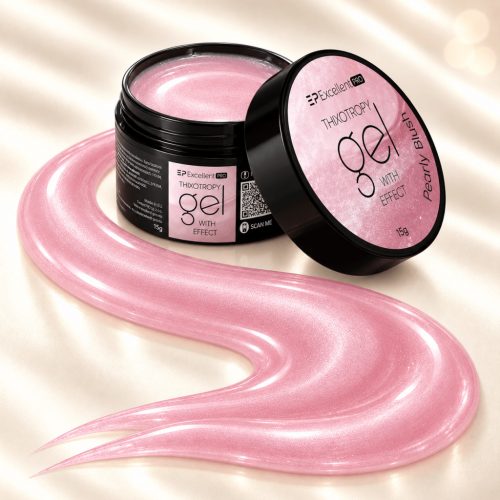 Pearly Blush Thixotropy Effect építőzselé 50 g – Excellent PRO