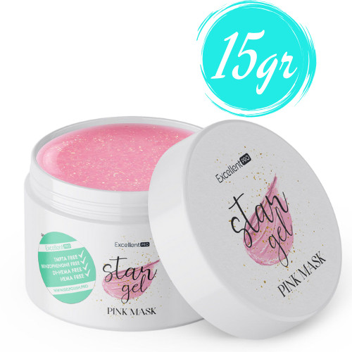 Excellent Pro Builder Gel Star Pink Mask 