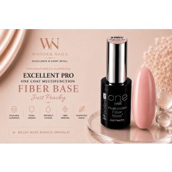   Excellent PRO One Coat Multifunction Fiber Base Just Peachy 11g – Rugalmas Alapzselé