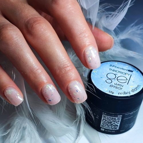 Excellent Pro Builder Gel with Thixotropy Milky Storm