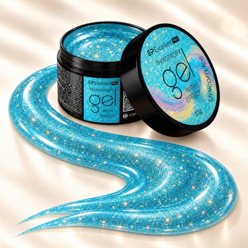 Unicorn Ice Thixotropy Effect építőzselé 15 g – Excellent PRO