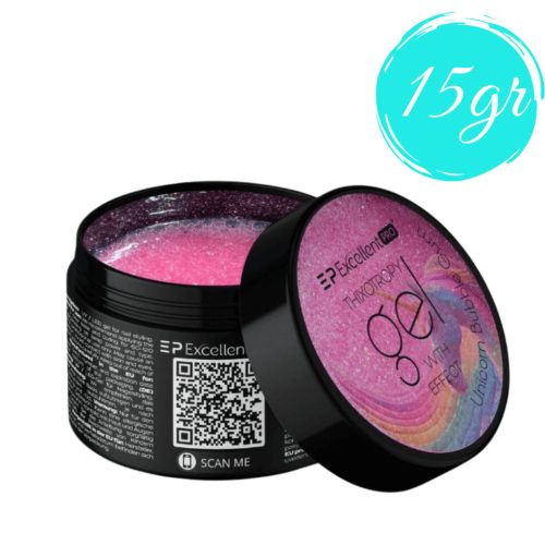 Excellent Pro Builder Gel with Thixotropy Unicorn Bubble Gum
