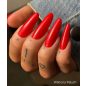 Excellent PRO Pro Colors 021 Ferrari Red géllakk – tűzpiros manikűr kézen