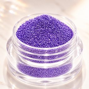 S068 Szőlő Selyem Csillámpor 2,5 ml – közepes szőlőlila finomszemcsés körömdíszítő csillám