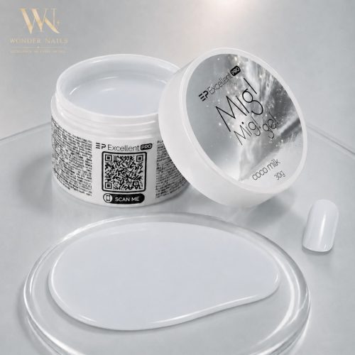 Excellent PRO MIG! MIG! Gel Coco Milk 30 g – Tejes fehér építőzselé