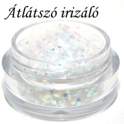 Átlátszó Irizáló Glitter