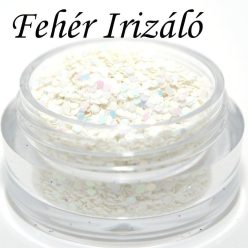 Fehér Irizáló Glitter