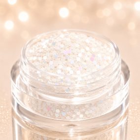 Fehér Irizáló Glitter