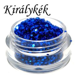 Királykék Glitter