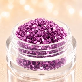 Lilás Rózsaszín Glitter