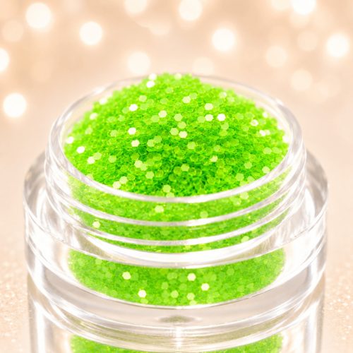 Neon Zöld Glitter