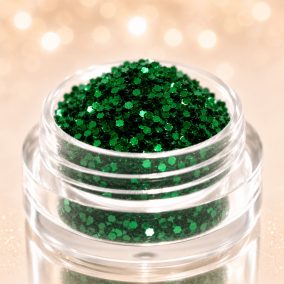 Sötét Zöld Glitter