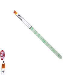 Körömdíszítő Festő Ecset Zöld Csillámos 3.