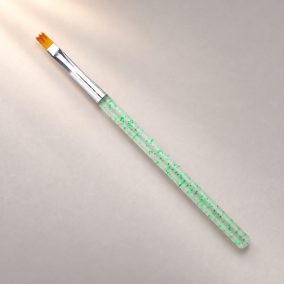 Körömdíszítő Festő Ecset Zöld Csillámos 4.