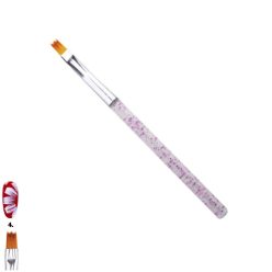 Körömdíszítő Festő Ecset Lila Csillámos 4.