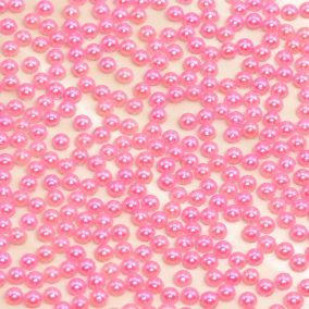 Pink színű apró körömdíszítő félgyöngyök