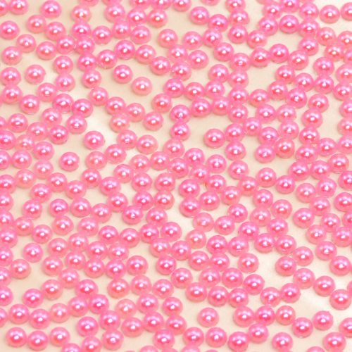 Pink színű apró körömdíszítő félgyöngyök