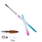 Prémium Kolinsky Porcelán Ecset "Acryl" #10