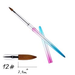 Prémium Kolinsky Porcelán Ecset "Acryl" #12