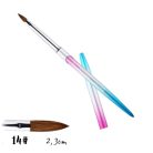 Prémium Kolinsky Porcelán Ecset "Acryl" #14