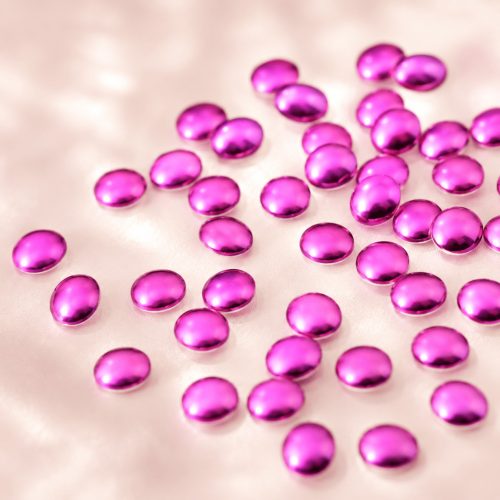 Magenta Metál Kör Szegecs 100db 3mm