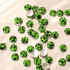 Zöld Festett Kör Szegecs 3mm 100db