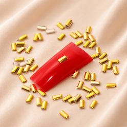Arany Téglalap Szegecs 20db 3,5x2mm
