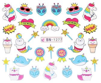 BN-1277 Körömmatrica 