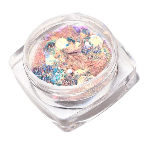 Glitter Mix Halvány Rózsaszín Irizáló 10.