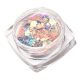 Glitter Mix Halvány Rózsaszín Irizáló 10.