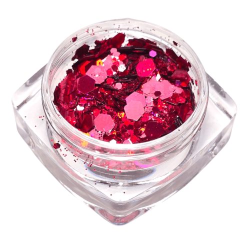Glitter Mix Irizáló Magenta 23.