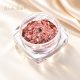 Glitter Mix Rosegold 31. csillámkeverék nyitott tégelyben, világos háttéren