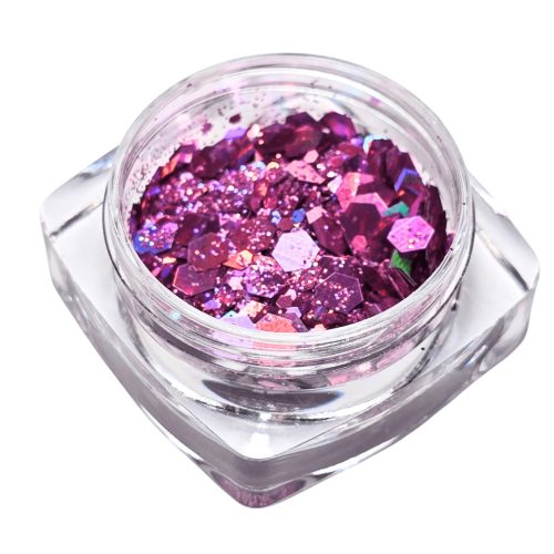 Glitter Mix Irizáló Világos Lila 37.