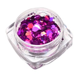 Glitter Mix Irizáló Mangánviola 38.