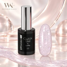 Excellent PRO Quick Gel In Bottle 013 tejes színes fóliás ecsetes építőzselé 11 g