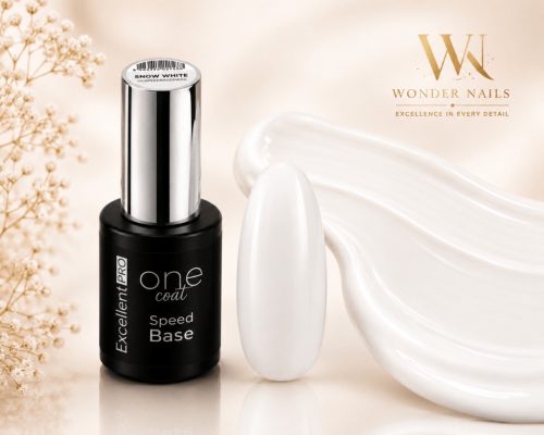 Excellent PRO One Coat Speed Base Snow White 11g – Tejfehér Alapzselé