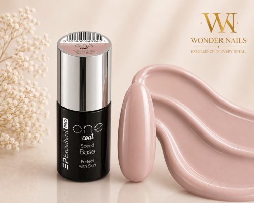 Excellent PRO One Coat Speed Base Perfect with Skin 7g – Természetes Bézs Alapzselé