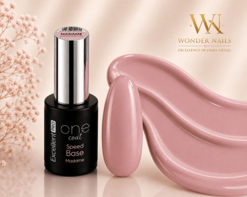 Excellent PRO One Coat Speed Base Madame 11g – Dusty Rózsaszín Alapzselé