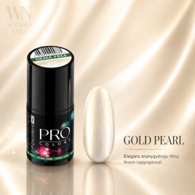 Excellent PRO Pro Colors 095 Gold Pearl géllakk – üveg