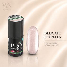 Excellent PRO Pro Colors 093 Delicate Sparkles géllakk – üveg és színminta